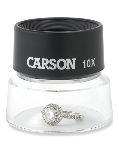 Lupa de Soporte Carson LumiLoupe 10x con Luz Ambiental