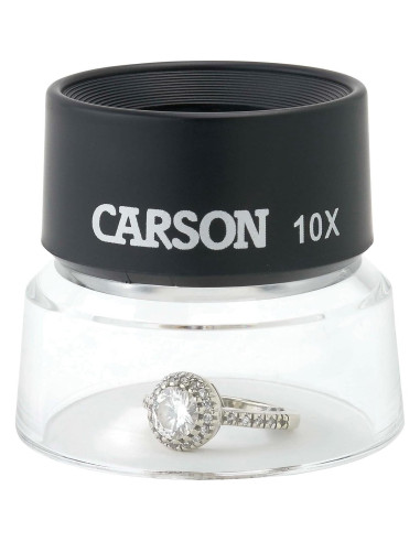Lupa de Soporte Carson LumiLoupe 10x con Luz Ambiental