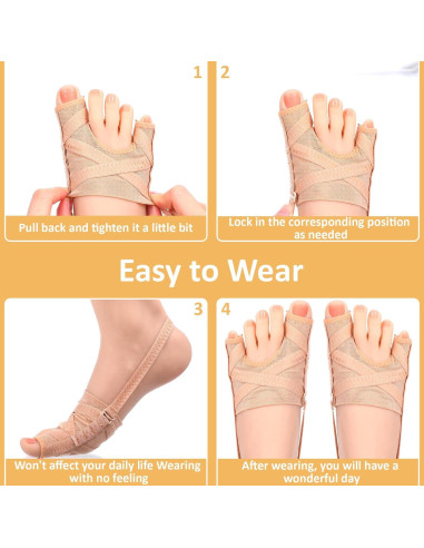 Corrector de Juanetes MBAIYO 2 Pcs Tamaño L Alivio Dolor