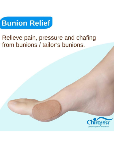 Almohadillas para Juanetes Chiroplax 32 Unidades Alivio Dolor