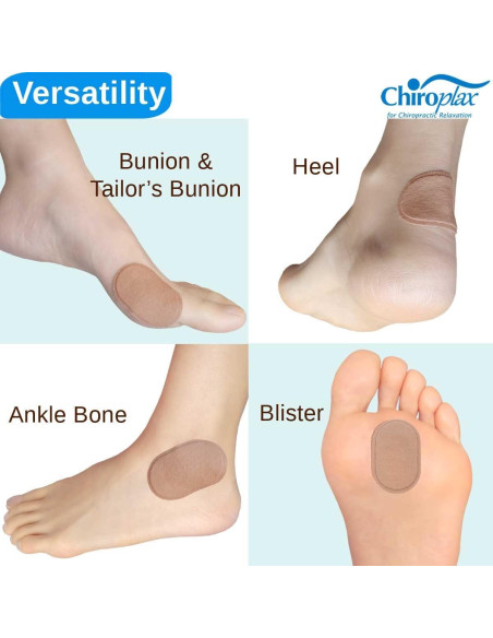 Almohadillas para Juanetes Chiroplax 32 Unidades Alivio Dolor