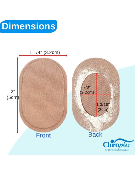 Almohadillas para Juanetes Chiroplax 32 Unidades Alivio Dolor