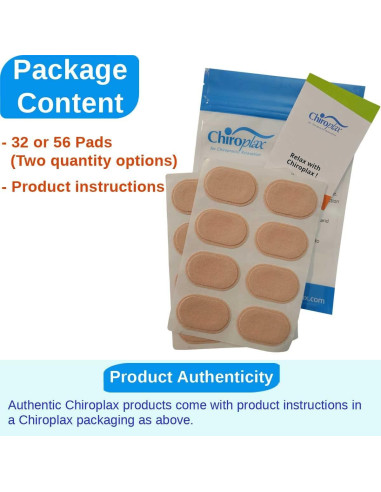 Almohadillas para Juanetes Chiroplax 32 Unidades Alivio Dolor