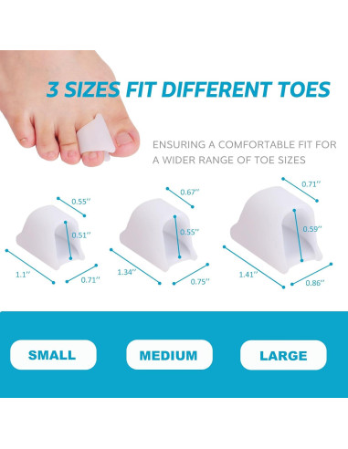 Corrector de Dedo en Martillo Nolimvita - Paquete de 6 Pequeño