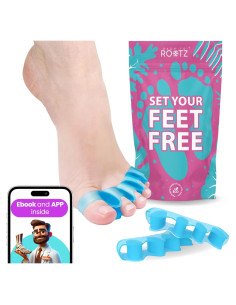 Separadores de Dedos de Silicona Grado Médico BACK TO ROOTZ