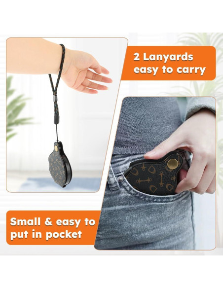 Lupa de Bolsillo 15X QKDS Plegable con Funda Protectora
