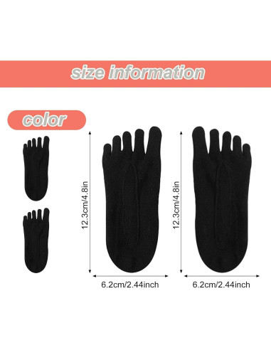 4 Pares Calcetines Compresión Ortopédica Mujeres Talla 6-9