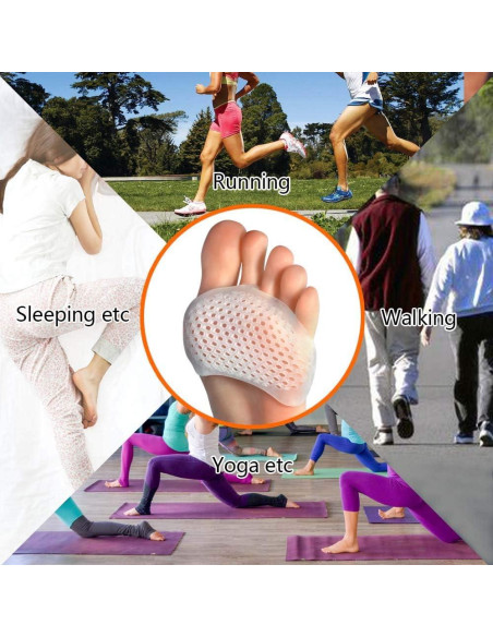 Almohadillas Metatarsales Hoogoo para Alivio del Dolor - 8 Piezas