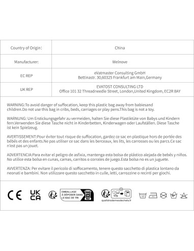 Separadores de Dedos de Gel Welnove - 8 Espaciadores Grande