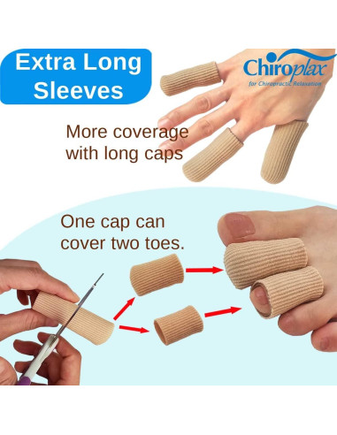 Fundas Protectores para Dedos Chiroplax Pequeño 5 Piezas
