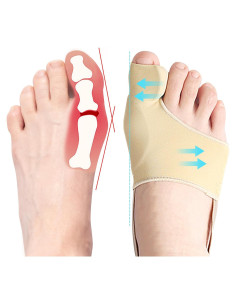 Corrector de Juanetes DFQ 2 Pcs para Hombres y Mujeres M