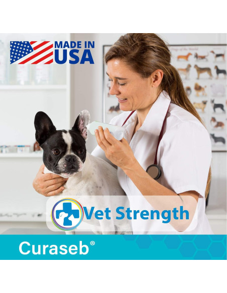 Toallitas para Oídos Curaseb 100 Unidades Gatos y Perros