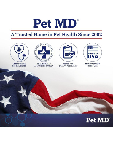 Toallitas Limpiadoras para Oídos de Perro Pet MD - 100 Unidades