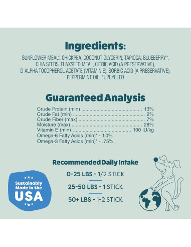 Palitos Dentales Shameless Pets 8 Unidades para Perros