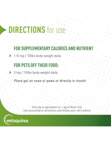 Suplemento Nutricional Vetoquinol Nutri-Cal 120 g para Gatos y Perros