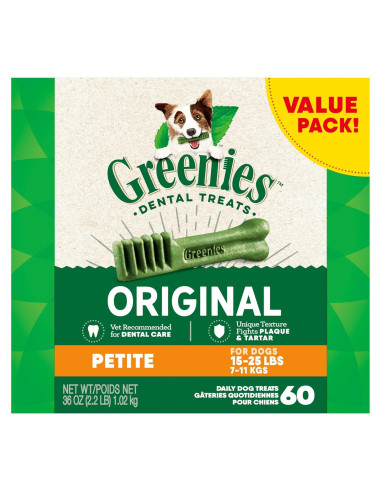 Golosinas Dentales Greenies Original para Perros 1,02 kg