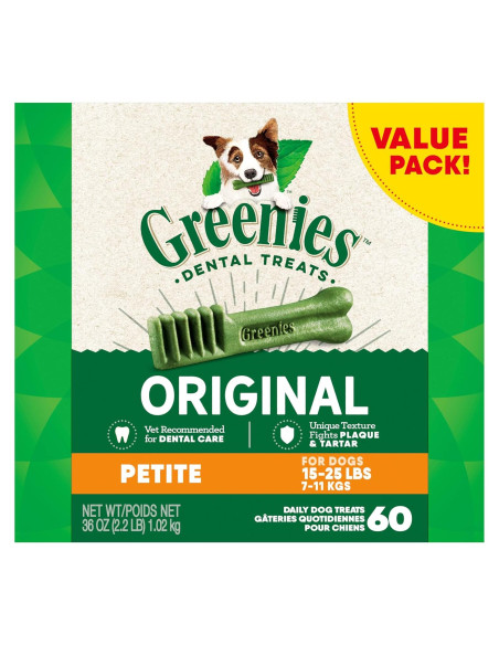 Golosinas Dentales Greenies Original para Perros 1,02 kg