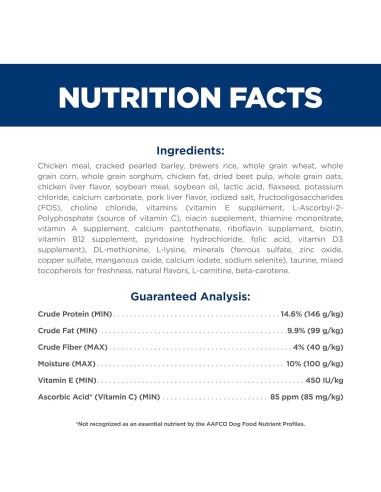 Comida Seca para Perros Hill's 7+ Pollo 2.27 kg