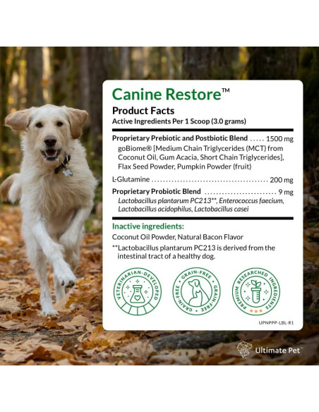 Complemento Digestivo Canine Restore Ultimate Pet Nutrition 90g