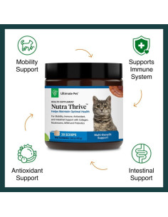 Suplemento Nutra Thrive para Gatos Ultimate Pet Nutrition 30 Porciones 2
