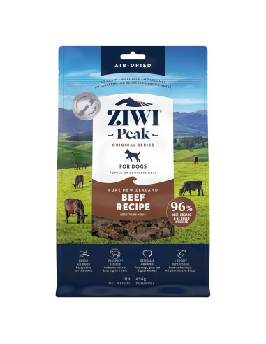 ZIWI Peak Comida Deshidratada para Perros Carne de Res 450g
