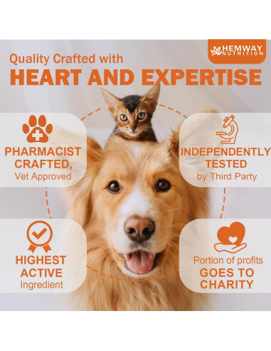 Aceite de Cáñamo Orgánico HEMWAY para Perros y Gatos 168g
