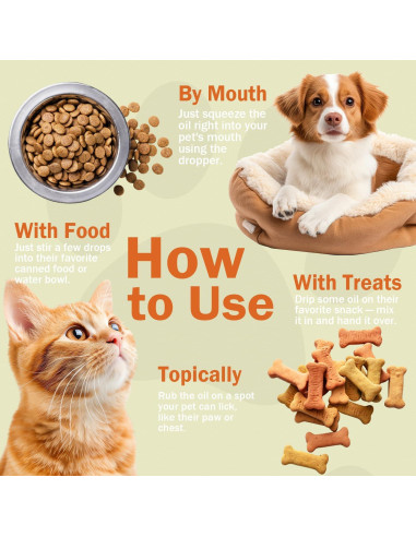 Aceite de Cáñamo Orgánico HEMWAY para Perros y Gatos 168g