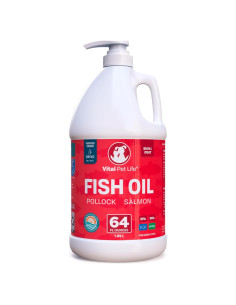 Aceite de Pescado Vital Pet Life 1.89 L Omega 3 para Perros