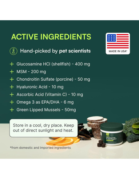 Suplemento Articular Wuffes para Perros Pequeños 60 Masticables