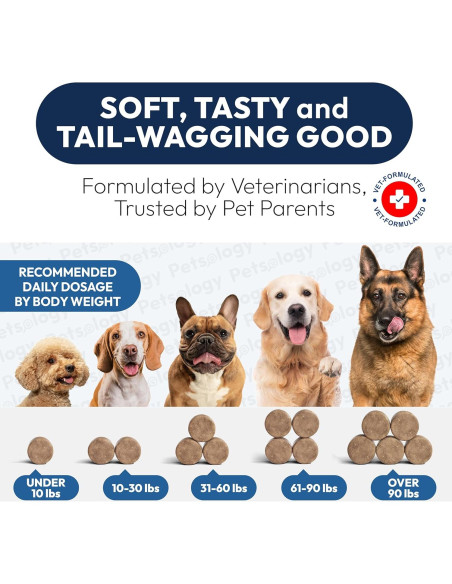 Probioticos para Perros Petsology 170 Masticables Pollo