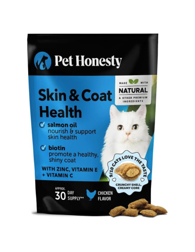 Suplemento para Gatos Pet Honesty Piel y Pelaje Pollo 30 días
