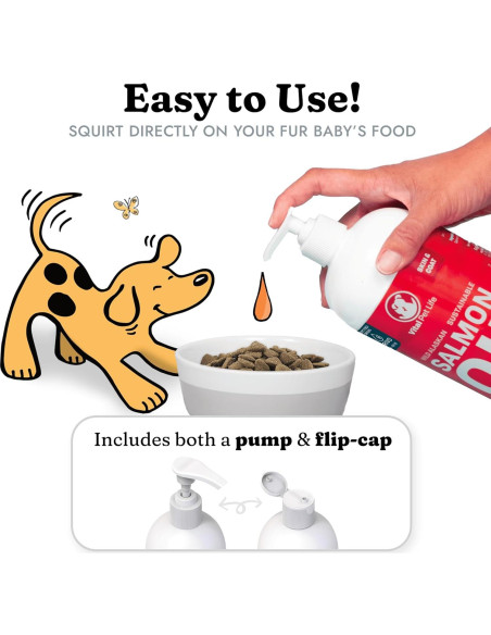 Aceite de Salmón Vital Pet Life 32 oz - Omega 3 para Mascotas