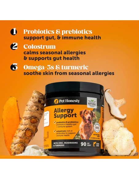 Suplemento para Perros Pet Honesty Alergias 90 Masticables