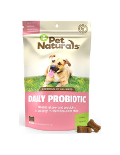 Probiotico Diario para Perros Pet Naturals 60 Masticables
