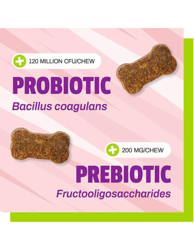 Probiotico Diario para Perros Pet Naturals 60 Masticables