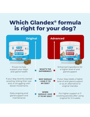 Glandex Vetnique Suplemento Digestivo para Perros 60 Ct