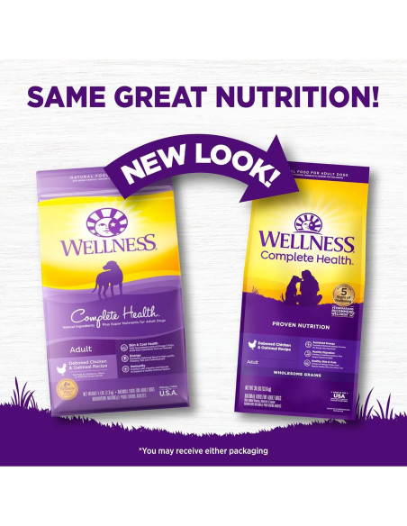 Comida Seca para Perros Wellness Pollo y Avena 13,61 kg