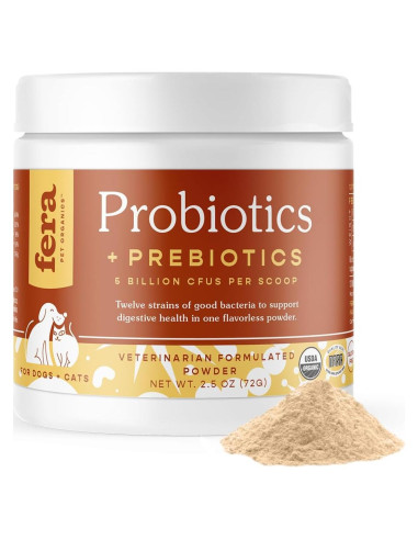 Suplemento Probiotico Fera Pet Organics 60 Cucharadas