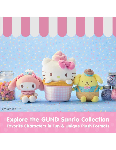 Muñeco de Peluche Cupcake Kuromi GUND 20 cm Multicolor