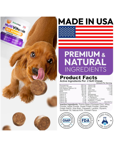 Multivitamínico Masticable para Perros Petsology 170 Unidades