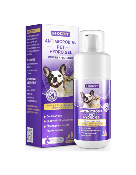 HICC PET Gel Hidro para Heridas de Mascotas 96 g