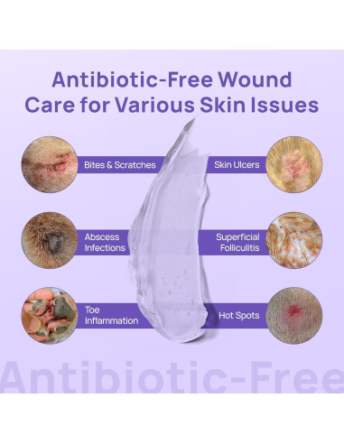 HICC PET Gel Hidro para Heridas de Mascotas 96 g