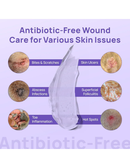 HICC PET Gel Hidro para Heridas de Mascotas 96 g