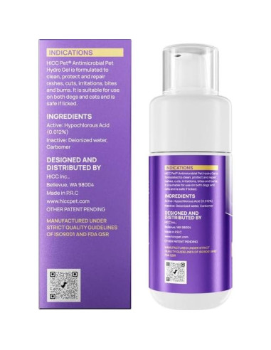 HICC PET Gel Hidro para Heridas de Mascotas 96 g