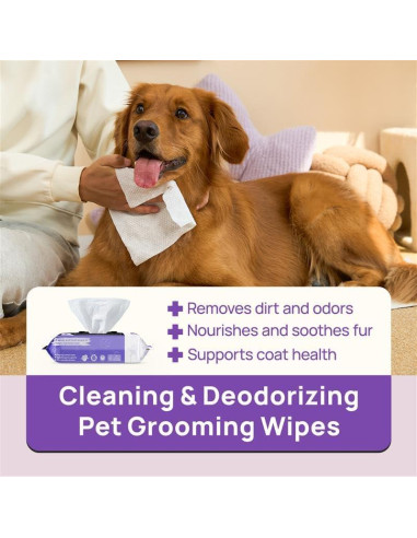 Toallitas Desodorantes HICC para Mascotas 100 Unidades