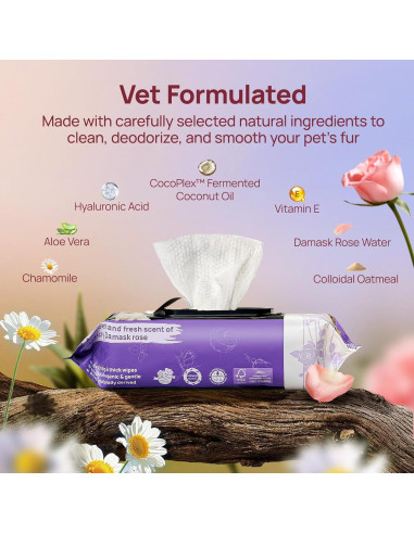 Toallitas Desodorantes HICC para Mascotas 100 Unidades