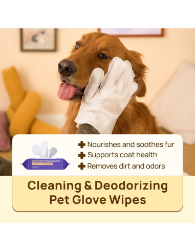 Toallitas de Limpieza HICC PET 20 PCS para Perros y Gatos