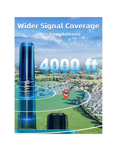 Collar de Entrenamiento Bousnic para Perros 4000ft IPX7