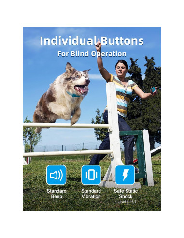 Collar de Entrenamiento Bousnic para Perros 4000ft IPX7