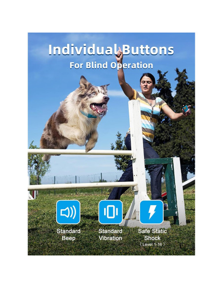 Collar de Entrenamiento Bousnic para Perros 4000ft IPX7